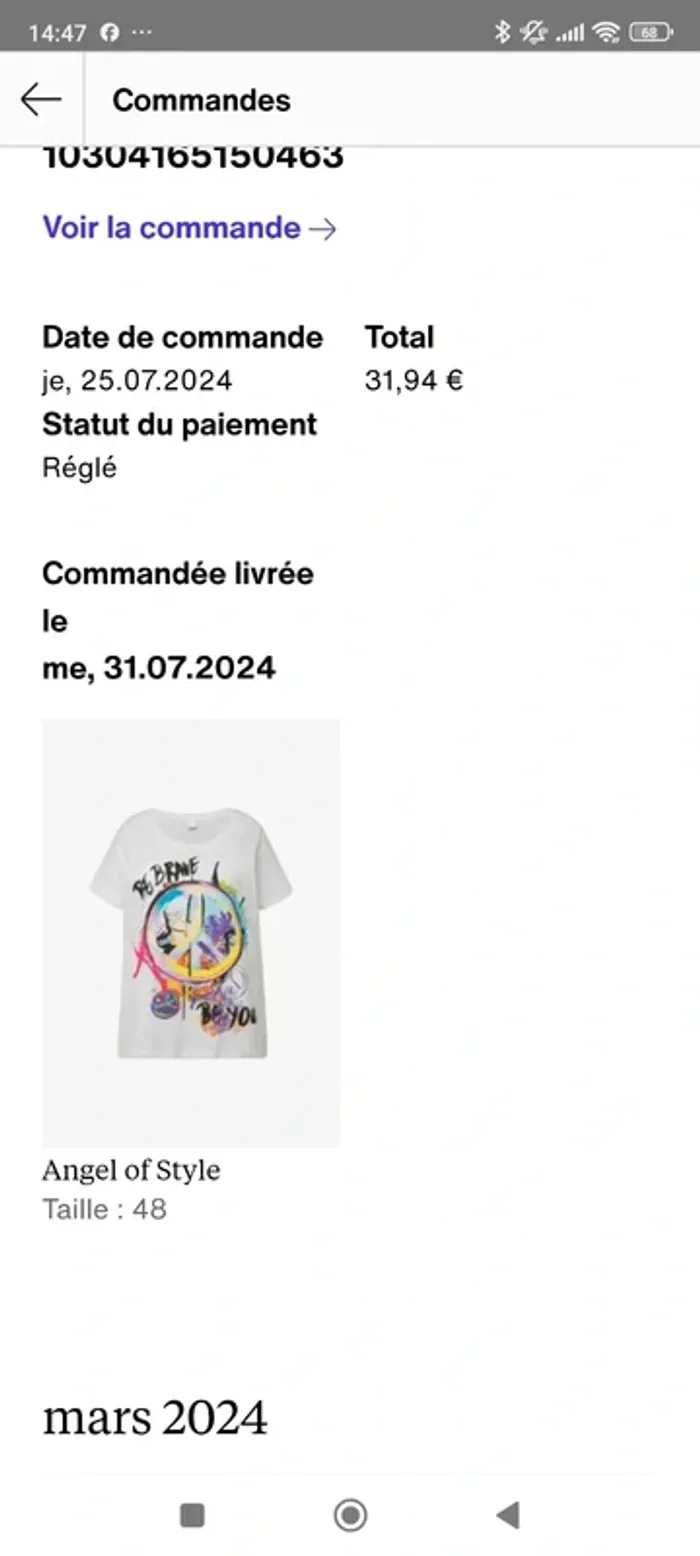Tee shirt overzize angel of style - photo numéro 6
