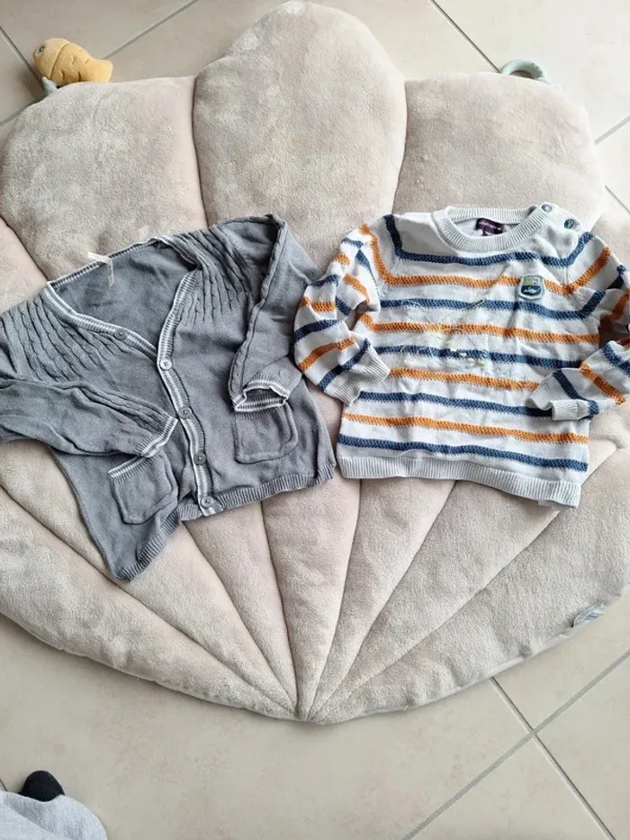 Lot de 1 gilet et de 1 pull