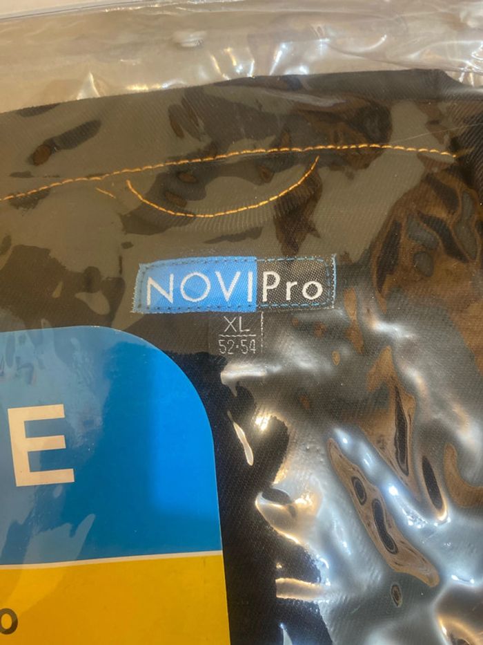 Veste manches amovibles de travail noire taille 52-54 Tecnic Pro Novipro neuve - n18h - photo numéro 4