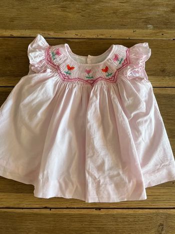 Robe d’été rose pâle Jacadi