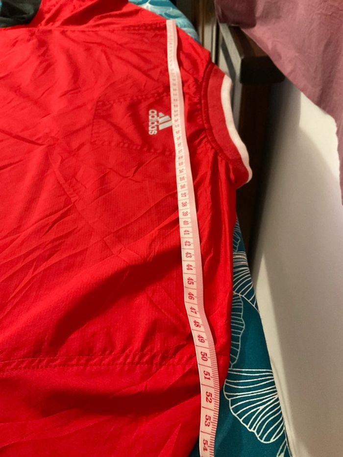 Sweat coupe-vent léger pour homme Adidas Golf rouge taille M 179 - photo numéro 8