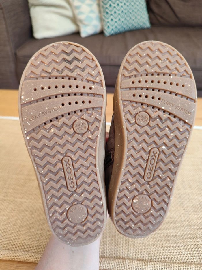 Bottines en cuir zippées et à lacets Geox en 27 (EU) - photo numéro 8