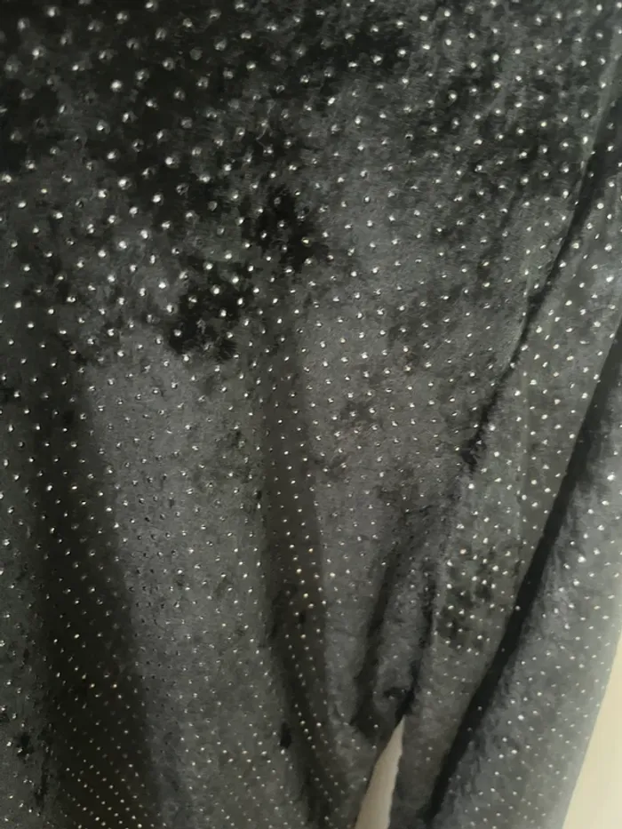 Haut French Coast velours noir à paillettes - photo numéro 2