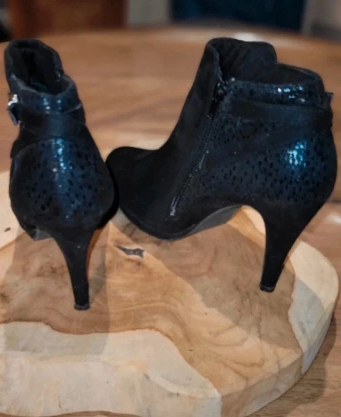 Bottines daim noir 39 - photo numéro 3