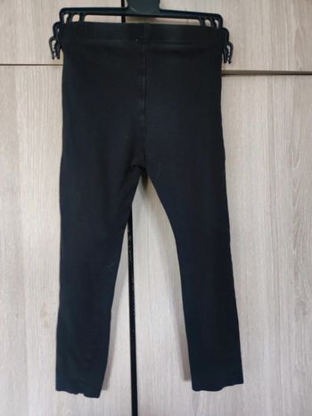 Pantalon legging noir coton bio 4 ans Kiabi