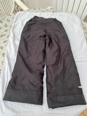Pantalon de ski 6 ans gris noir