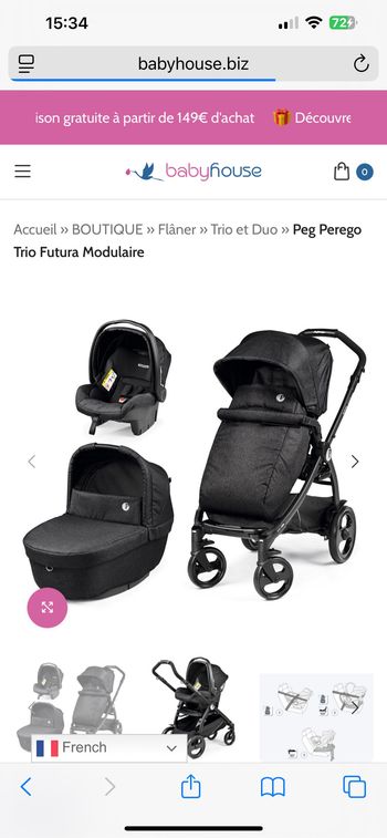 Poussette peg perigo
