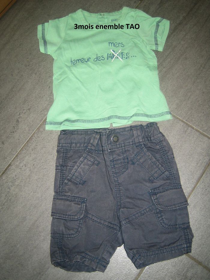 Ensemble été garçon 3 mois Tao
