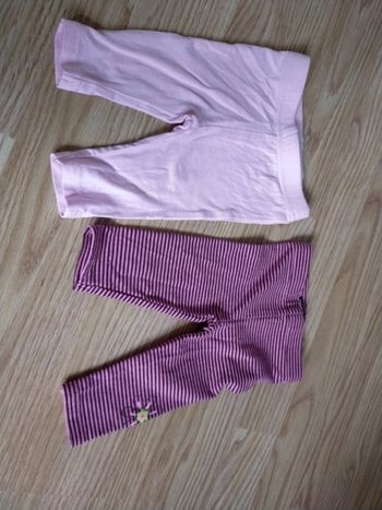 Lot 2 leggings rose