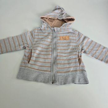 Gilet zippé à capuche  - 24 mois