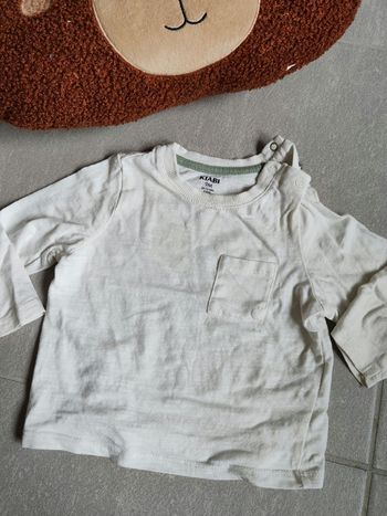 T-shirt blanc kiabi 9m