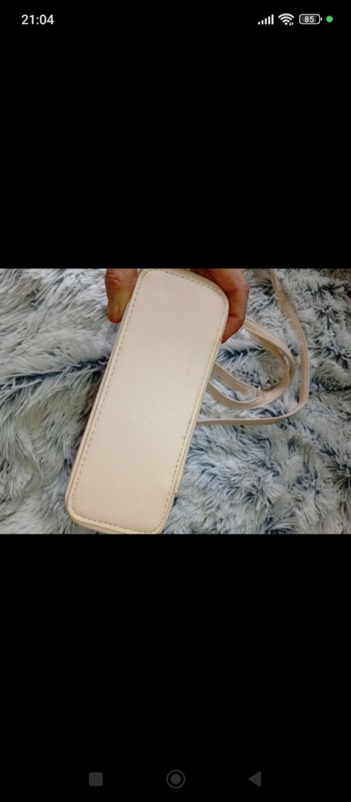 Sac bandoulière format vanity Primark – Crème/Beige – Très bon état - photo numéro 4