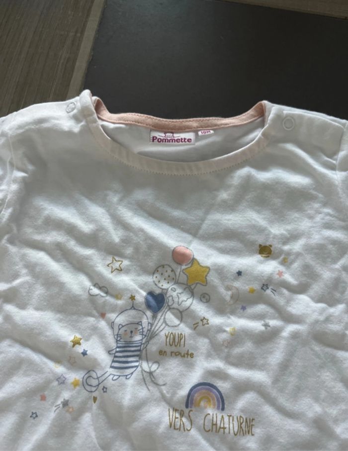 T-shirt pommette