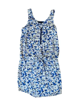 Petite robe d’été bleue et jaune BCBG Max Azria taille XS