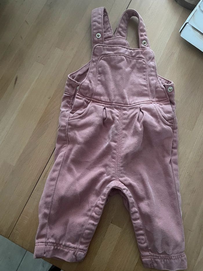 Salopette en jean rose 3 mois kiabi