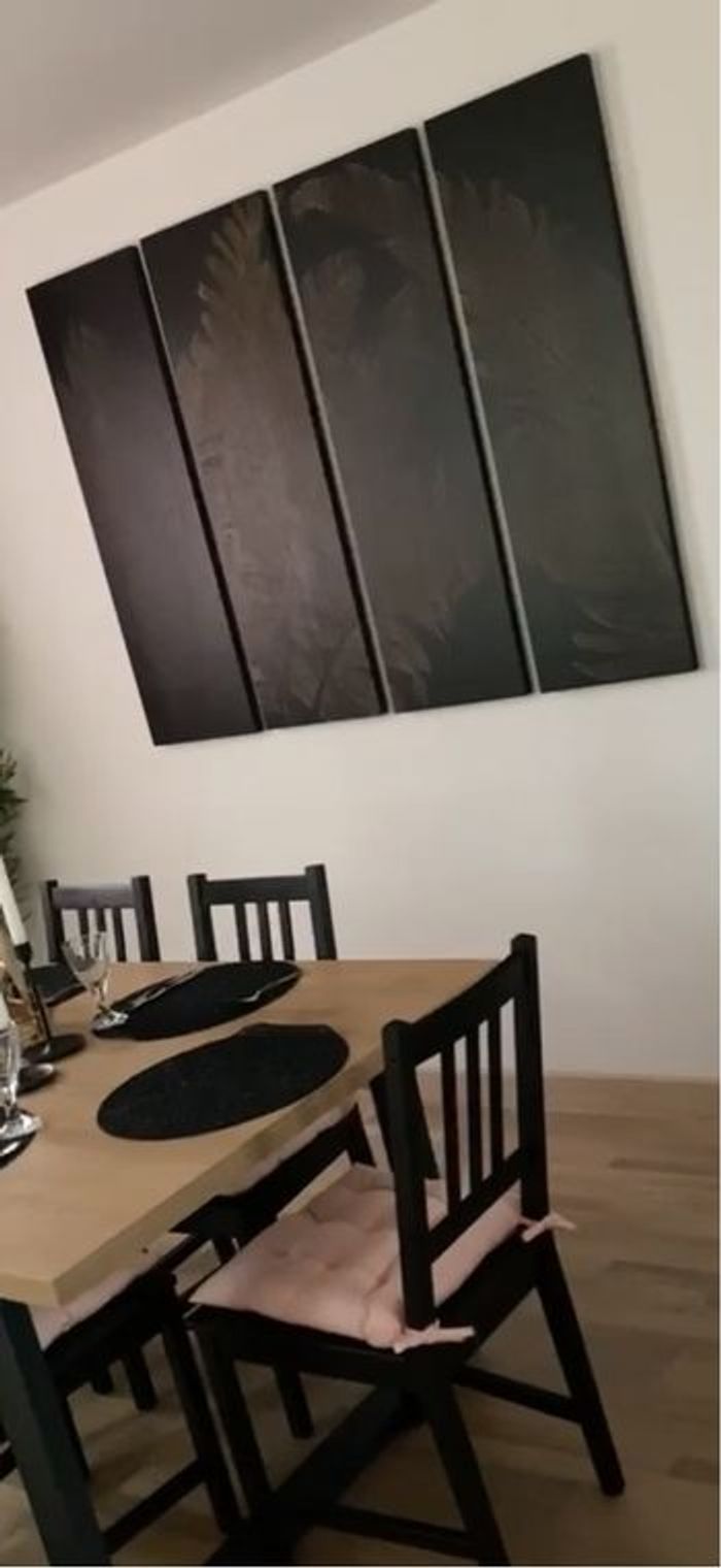 Tableau décoratif en bois creusé