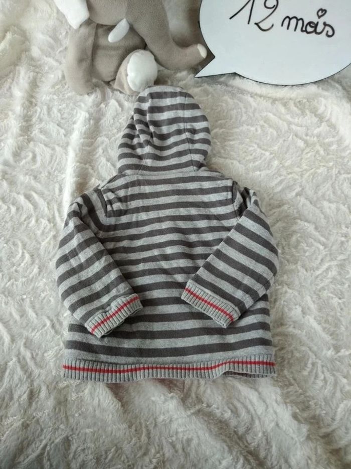 Veste gilet zippé doublé chaud avec capuche Garçon 12 mois Chien "l'école des pirates" Orchestra - photo numéro 13