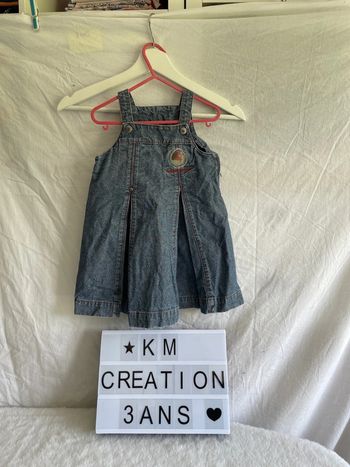 Robe en jeans 3 ans sergent major