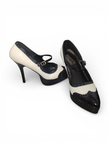 Escarpins Pleaser Bicolores Style Pin-up - US12 Taille 43 (Taille petit : 42)