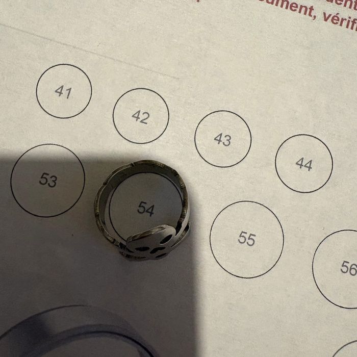 Bague crâne • argenté 🌿 - photo numéro 2