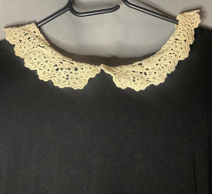 Robe mi-longue »New Look »noire et écrue - photo numéro 2