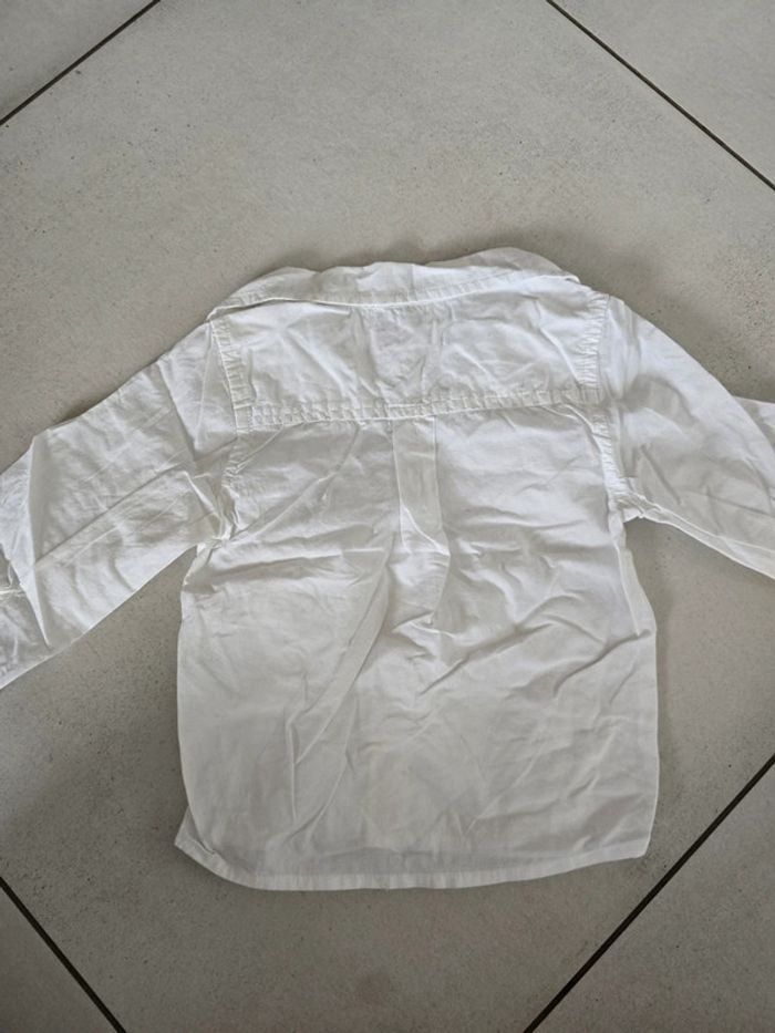 Chemise blanche 12mois - photo numéro 2