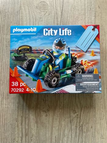 Playmobil city life 70292 pilote de kart