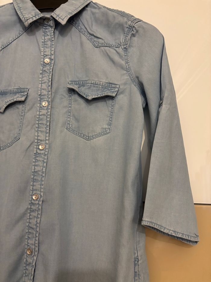 Robe chemise denim femme S - photo numéro 7