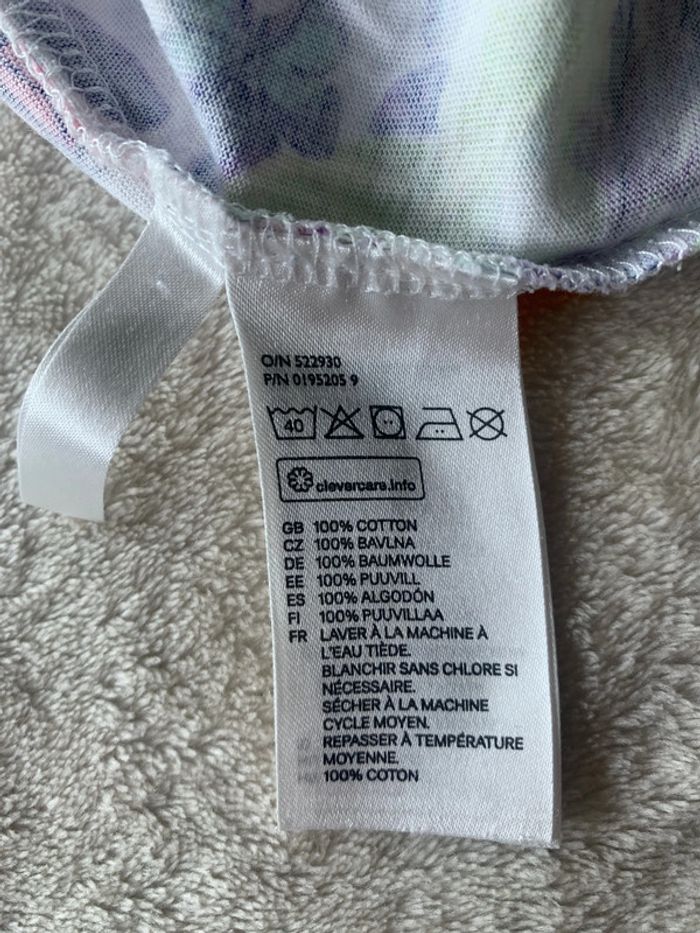 Robe fleurie H&M Lilas et Rose 2-4 ans - photo numéro 4