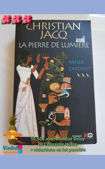 Christian Jacq (Auteur) La pierre de lumière - tome 3 Paneb l'ardent