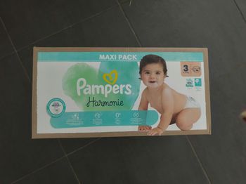 Couches Pampers harmonie taille 3 maxi pack