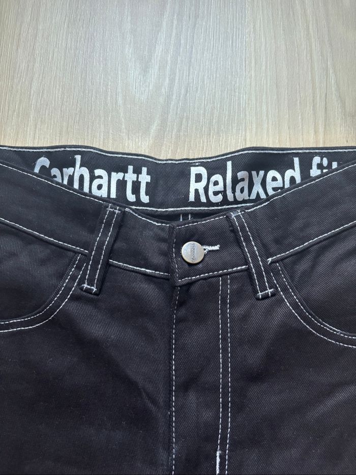 Short Carhartt Single Knee Rework Noir S / 30 - photo numéro 4