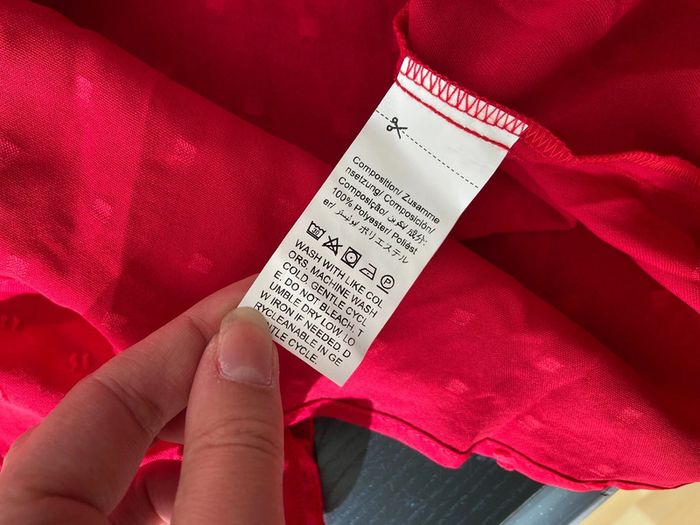 Superbe robe rouge à volants / Taille L - photo numéro 9