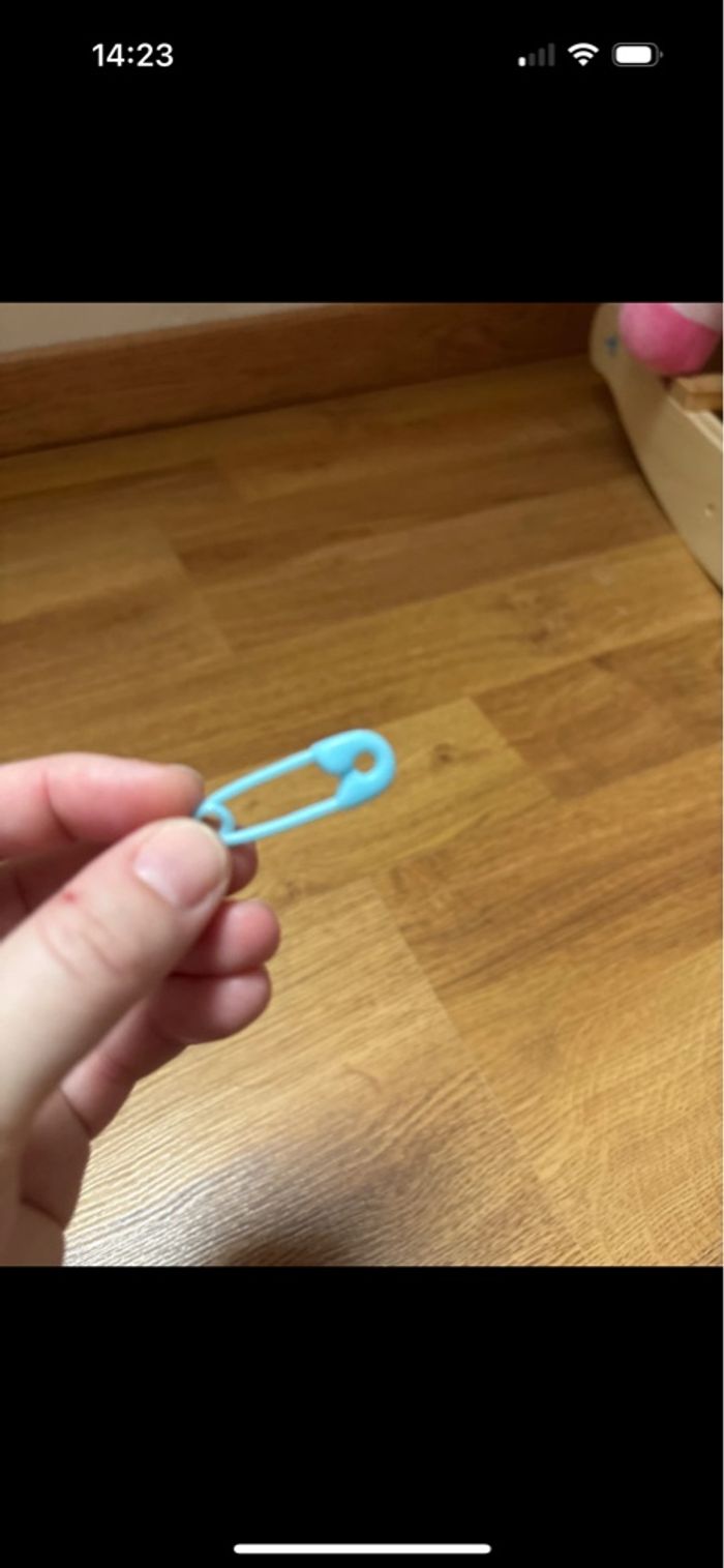 Lot de 13 épingles à nourrice décoration création bébé garçon neuf - photo numéro 4