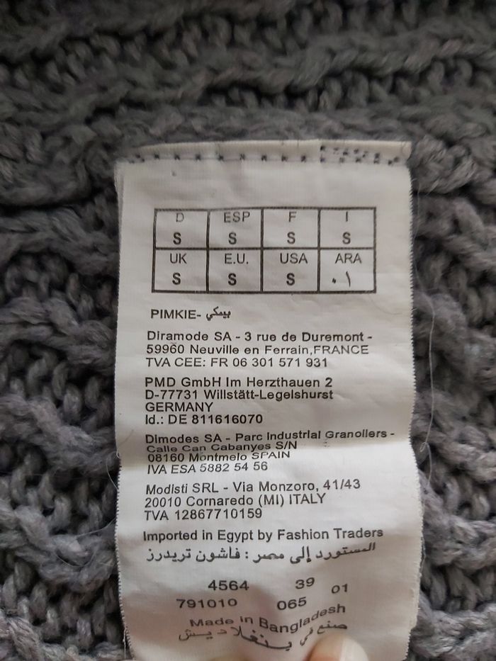 Robe pull gris col roulé - photo numéro 4