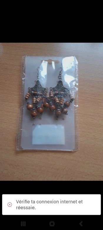 Boucles d'oreilles éventail