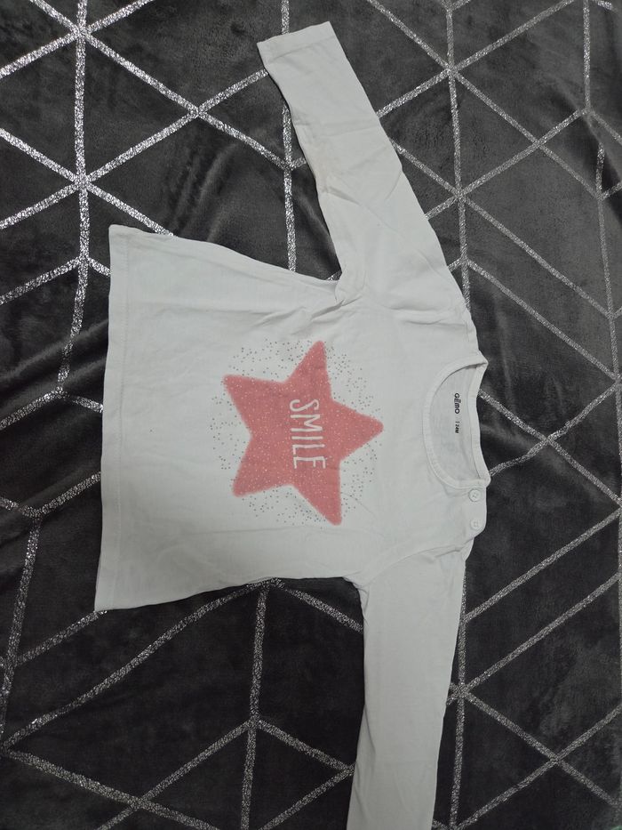 T-shirt Ml  Gémo 24M - photo numéro 2