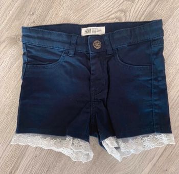 Short marine fille H&M