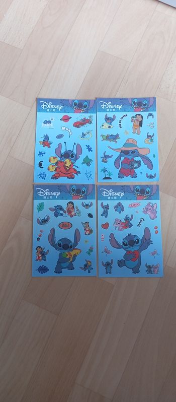 Lot autocollants stitch