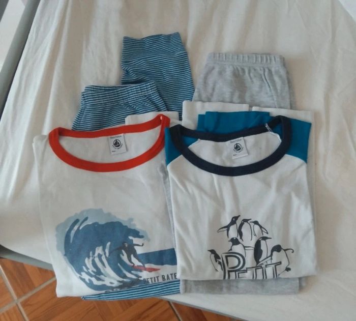 Lot de 2pyjamas Petit bateau t10 ans 100%coton - photo numéro 4