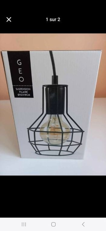 Suspension  lumiere neuve