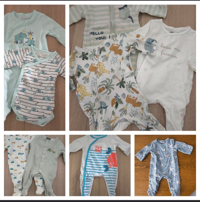 Lot vêtements bébé