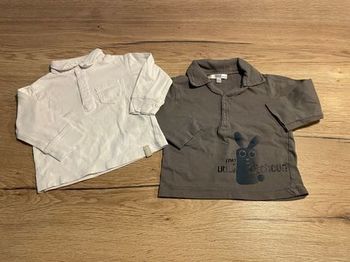 Lot 2 polos 12 mois