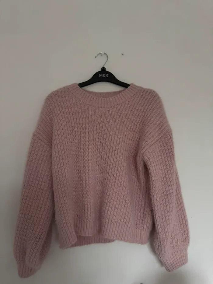 pink cosy jumper