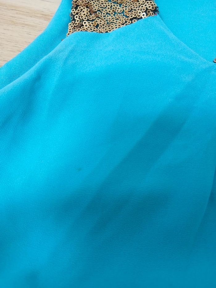 Robe bleu courte taille unique - photo numéro 7