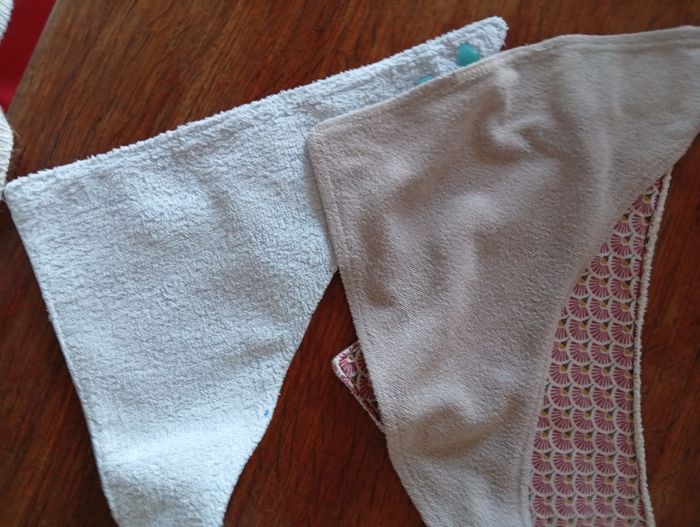 Lot de 5 bavoirs bandanas anti bavouille - photo numéro 8