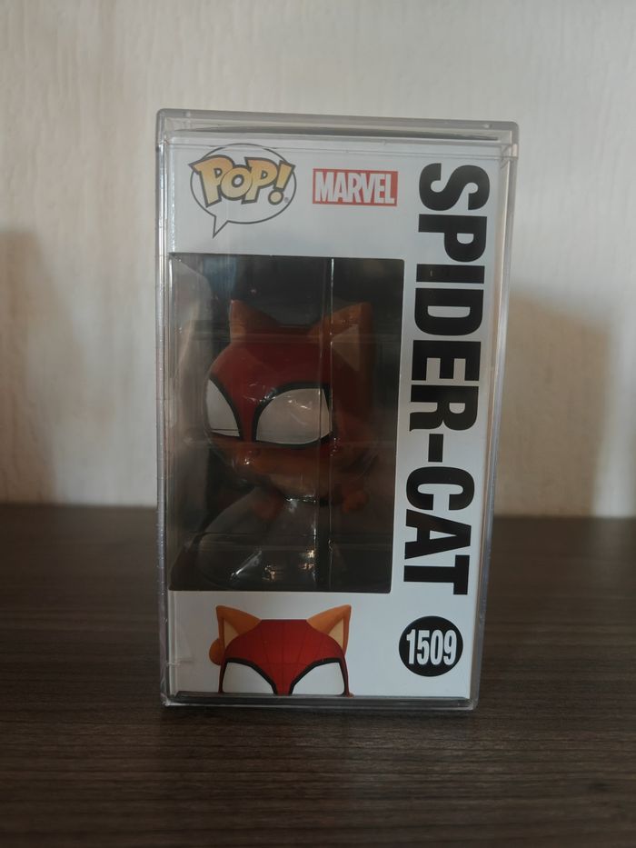 Funko pop spider cat flocked 1509, exclu 1500 pieces - photo numéro 2