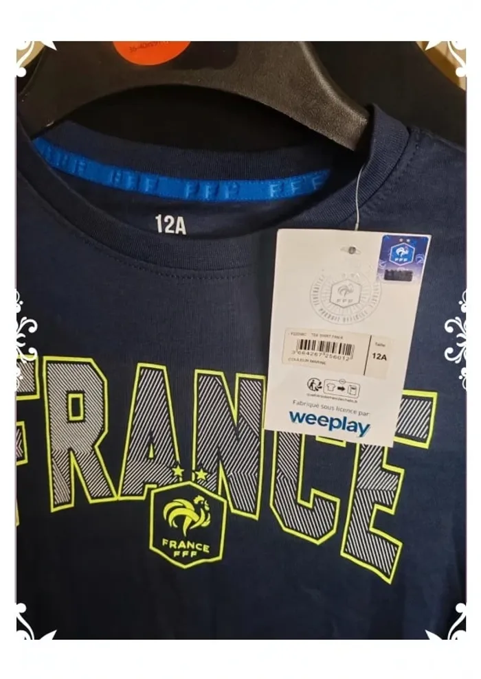 T-shirt France fff - photo numéro 3