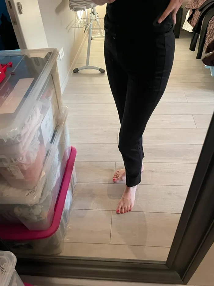 Pantalon de tailleur noir Zara