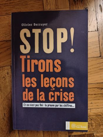 Livre "Stop ! Tirons les leçons de la crise"